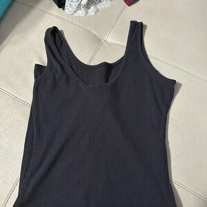 Stretchy dark blue dress